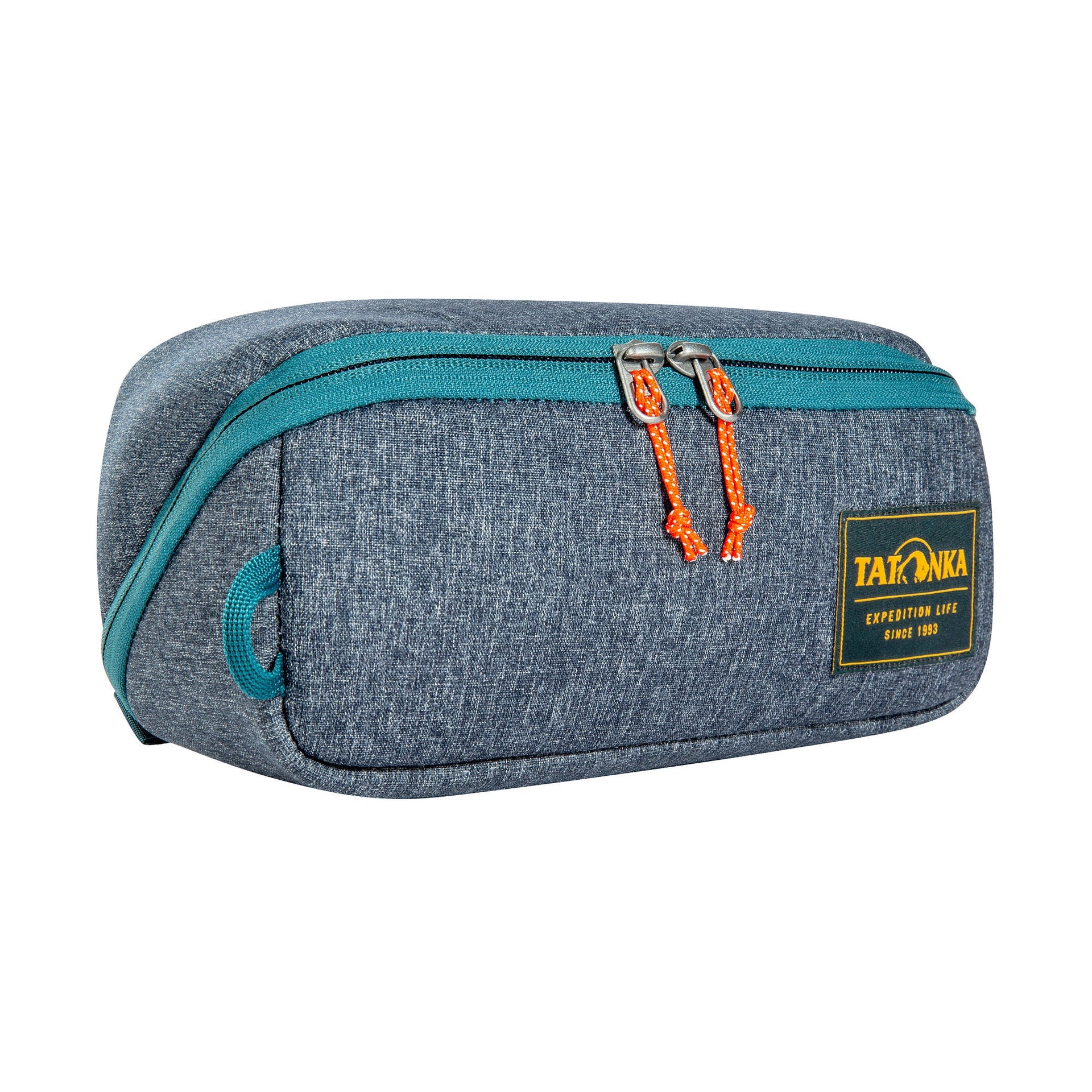 Toiletry Bag Square Zip Pouch M navy